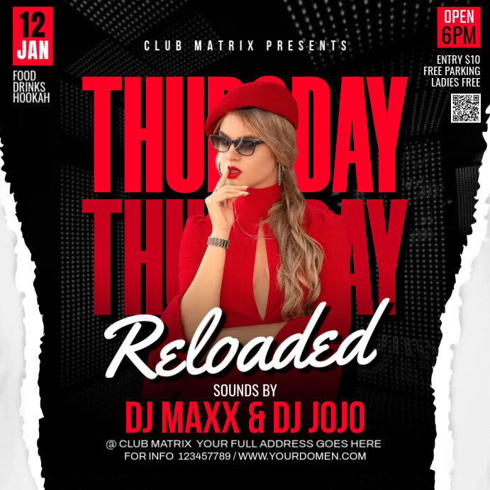 Thursday reloaded Template | PosterMyWall