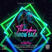 Thursday Throw Back Party Template | PosterMyWall