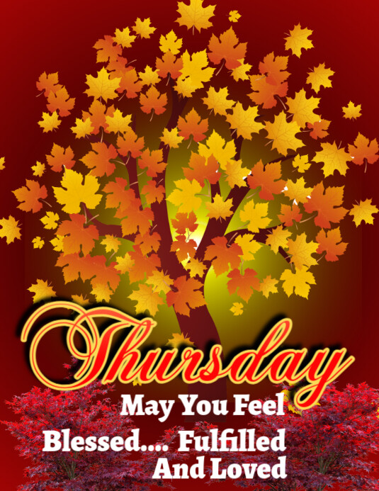 Thursday vibes motivation poster design Pamflet (VSA Brief) template