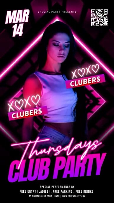 Thursdays Club Template | PosterMyWall