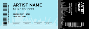 TICKET 1 En-tête Twitter template