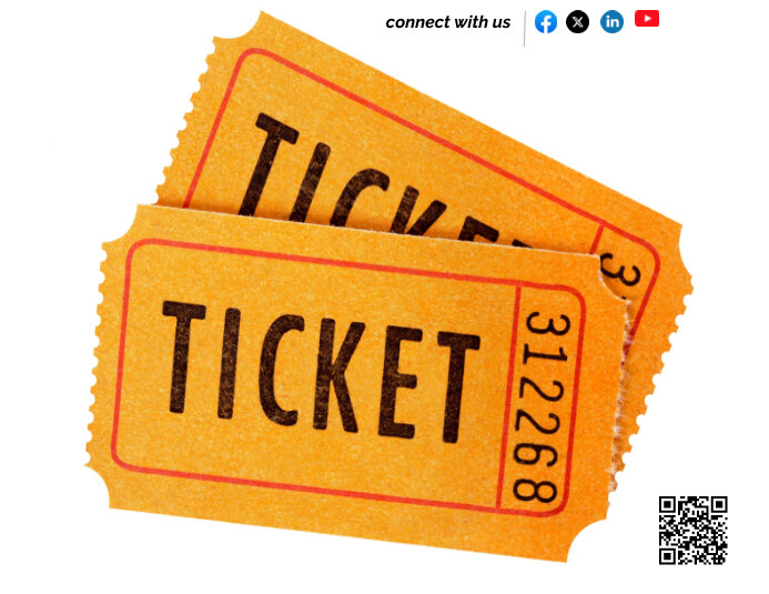 ticket Flyer (US Letter) template