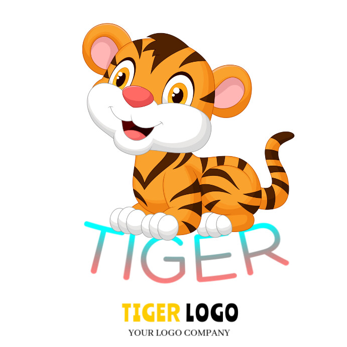 tiger Instagram Post template