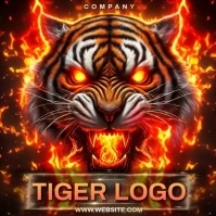 TIGER LOGO DESIGN TEMPLATE Logotipo