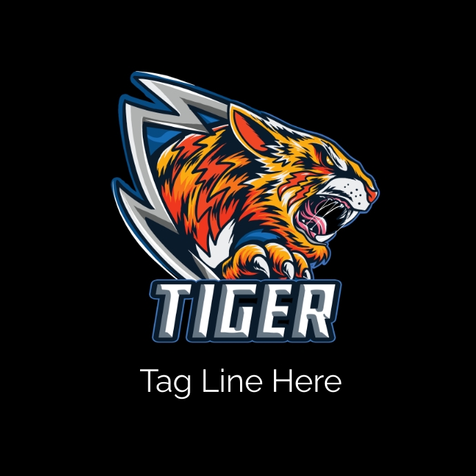 Tiger logo design Template | PosterMyWall