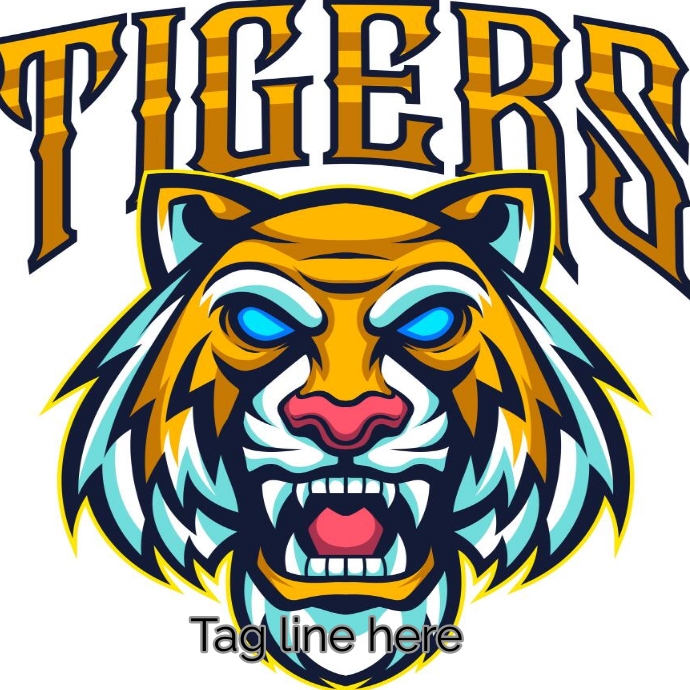 Tigers logo design template