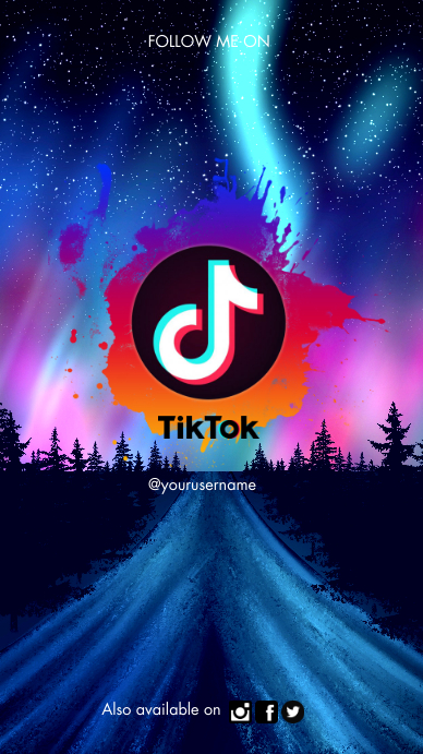 Tik Tok Background Template Postermywall Tik Tok Background Template Postermywall