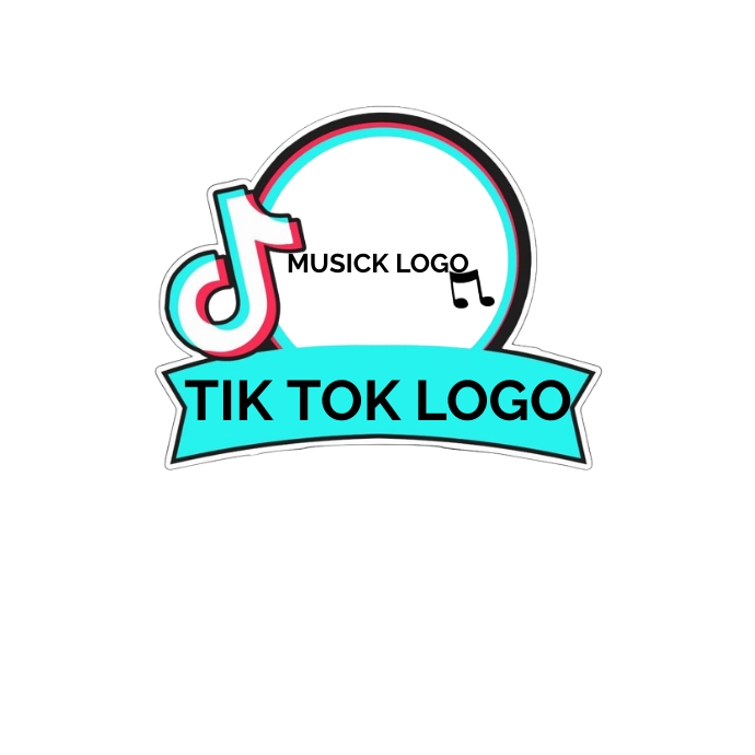 tik tok logo Template | PosterMyWall