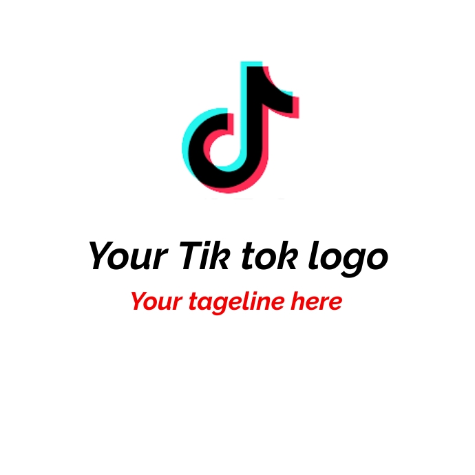 tik tok logo Template | PosterMyWall