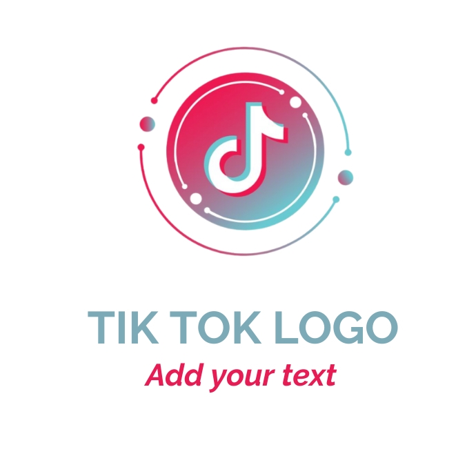 TIK TOK LOGO Template | PosterMyWall
