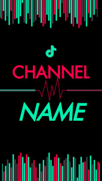 Tiktok na pozadí digitálne zobrazenie šablóny na pozadí (9:16)