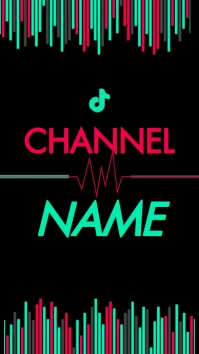 TikTok Background Music Template Digital Display (9:16)