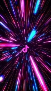 TikTok Background Video Template 数字显示屏 (9:16)