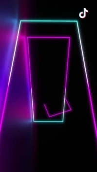 TikTok Background Video Template 数字显示屏 (9:16)