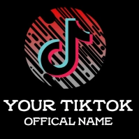 Tiktok design Message Instagram template