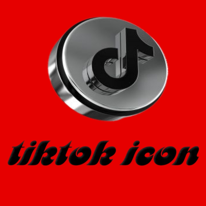 tiktok icon Template PosterMyWall