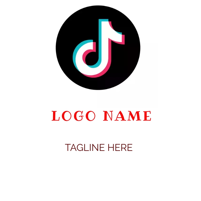 Tiktok Logo Template PosterMyWall tiktok-logo-template-postermywall