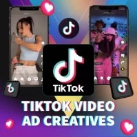 Tiktok Video Ad Creative Instagram Post template