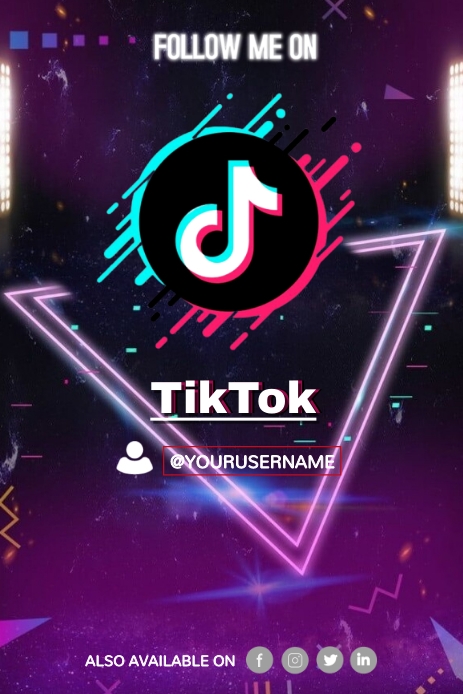 TikTok Video Template PosterMyWall tiktok-video-template-postermywall