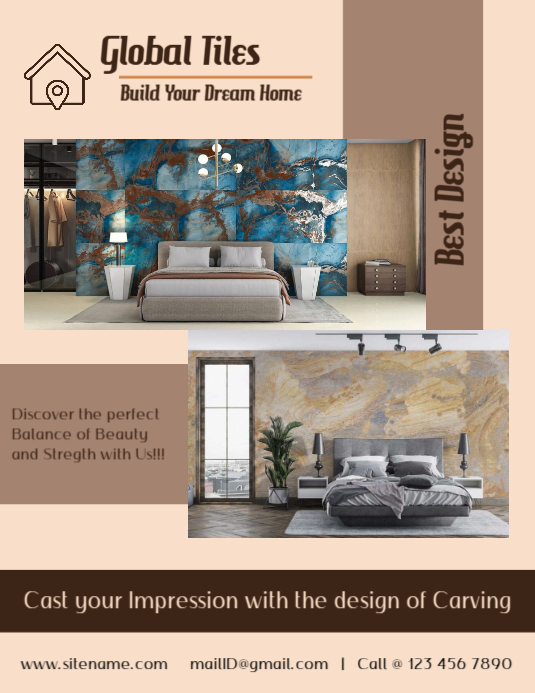 Tile Flyer | Tiles Sales Promotion Poster Template | PosterMyWall