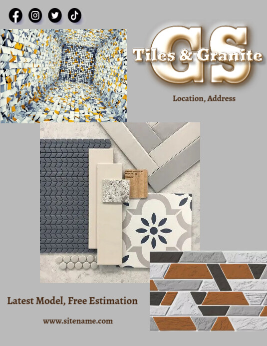 Tiles Template | PosterMyWall