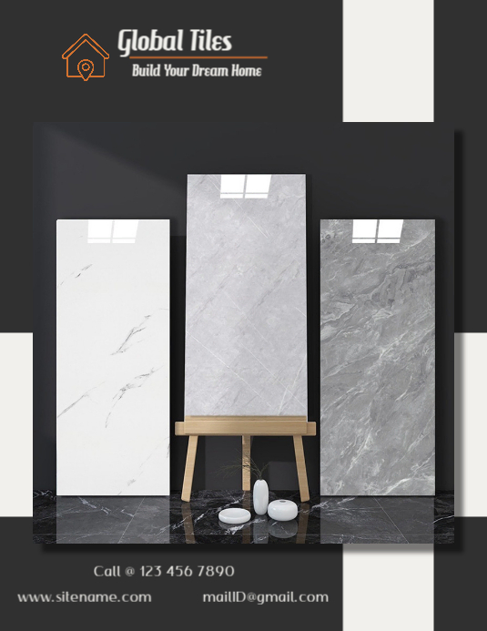 Tiles Flyer | Tile Branding Poster template