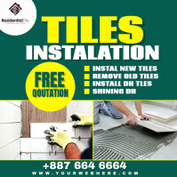 Tiles installation Template | PosterMyWall