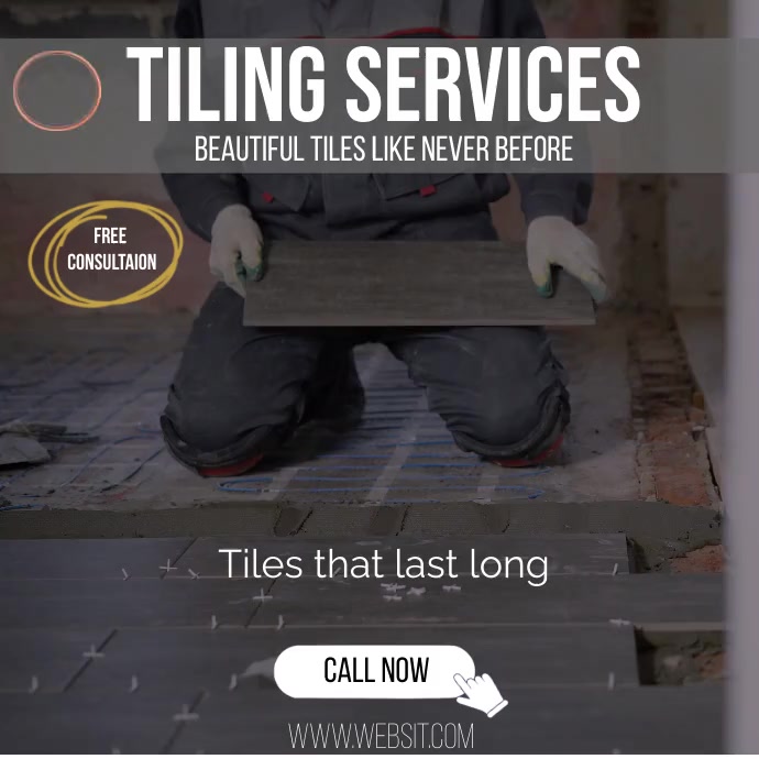 tiling services ad Template | PosterMyWall