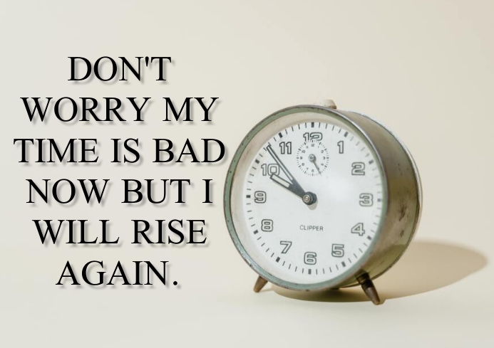 TIME AND RISE QUOTE TEMPLATE | PosterMyWall