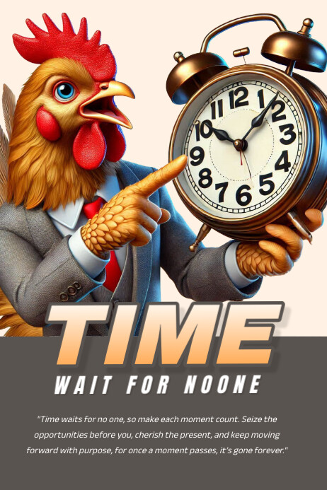 Poster With Time Time Template | PosterMyWall