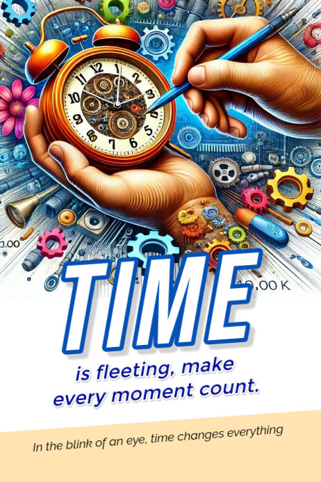 Time Poster template