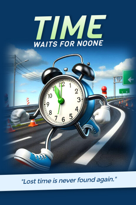 Copy of Time | PosterMyWall