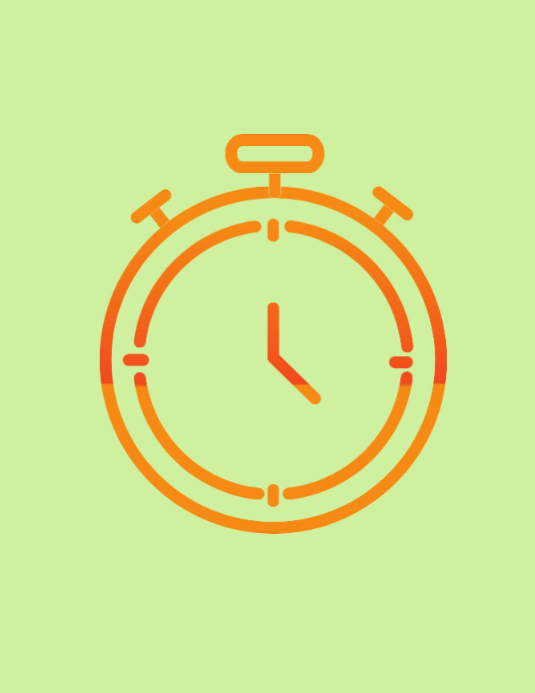 time Flyer (US Letter) template