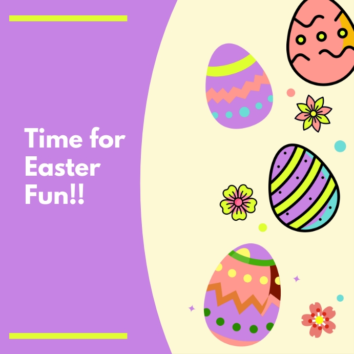 Easter Rime Time for easter fun Template | PosterMyWall