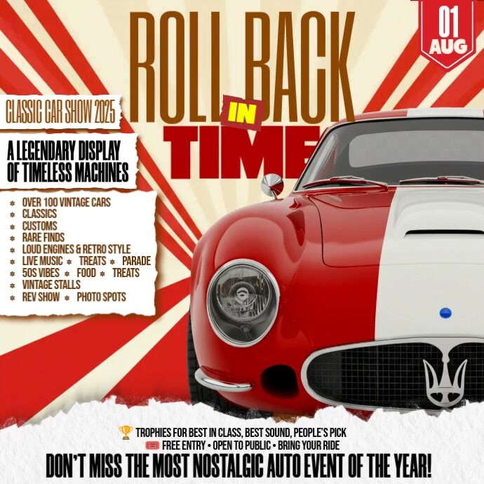 TIME MACHINE MEET-UP Iphosti le-Instagram template