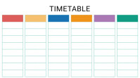 Time table Template | PosterMyWall