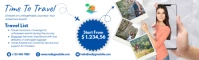 Time to Travel LinkedIn-Hintergrundbild template