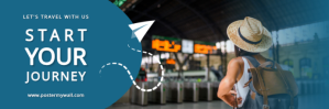 Time To Travel  Tajuk Twitter template