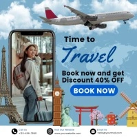 time to travel template Square (1:1)