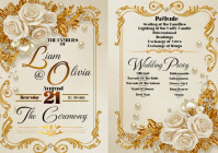 Timeless Wedding Bliss A3 template