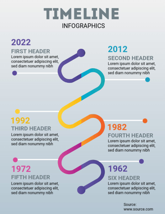Timeline Design Template | PosterMyWall