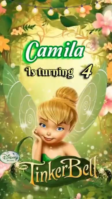 Tinker Bell Birthday Invitation Template | PosterMyWall