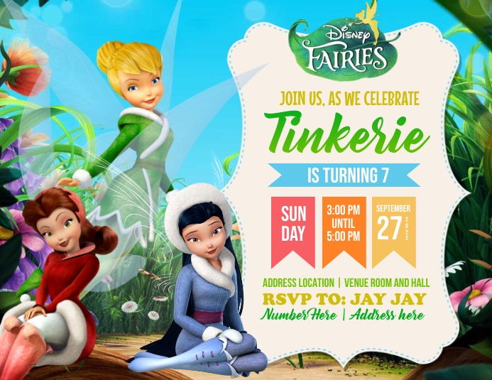 Tinkerbell Template PosterMyWall