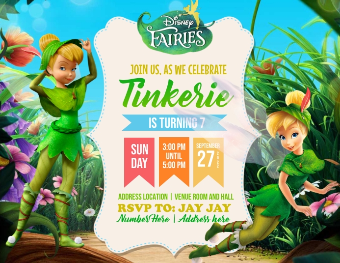 Tinkerbell Template PosterMyWall