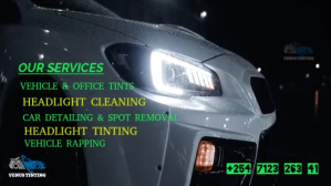 Negro Car Services Promotion Display digitale Template