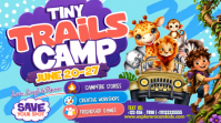 Bleu Kids Summer Camp YouTube-miniature Template