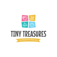 Tiny Treasures Babysitting Logo template