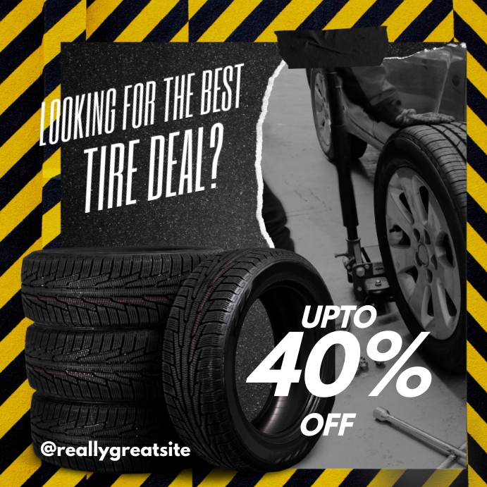 tire deal services template PosterMyWall