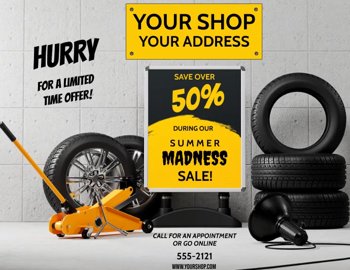 Copy of TIRE SALE | PosterMyWall
