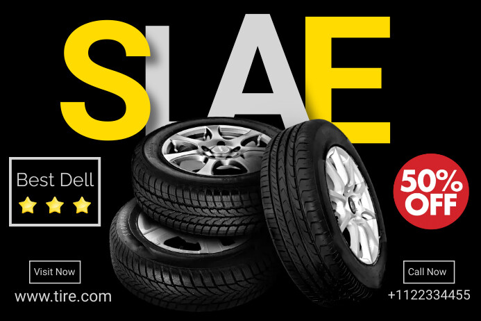 tire sale template | PosterMyWall